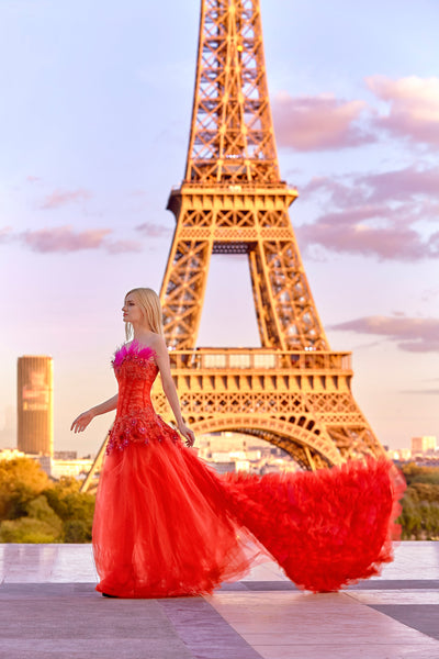 Ballet Red Corset dress OUT OF STOCK